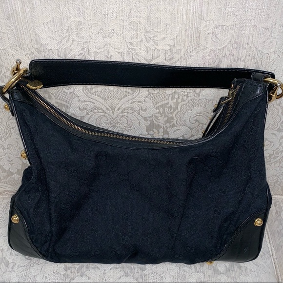 Large black Gucci hobo bag - Picture 1 of 7
